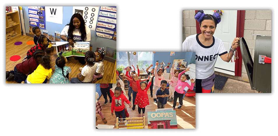 Photos of OOPA being used in the classroom